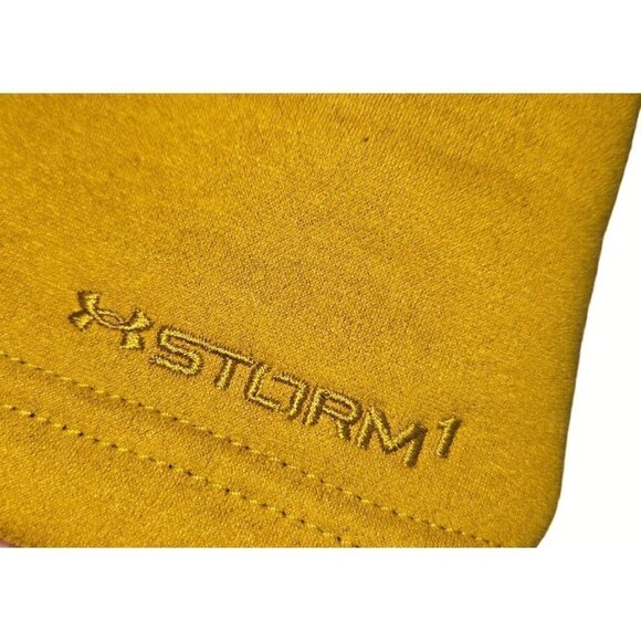 Under Armour Storm Mens Size Small Yellow Green Pockets Full Zip Sherpa Lined - Picture 5 of 13